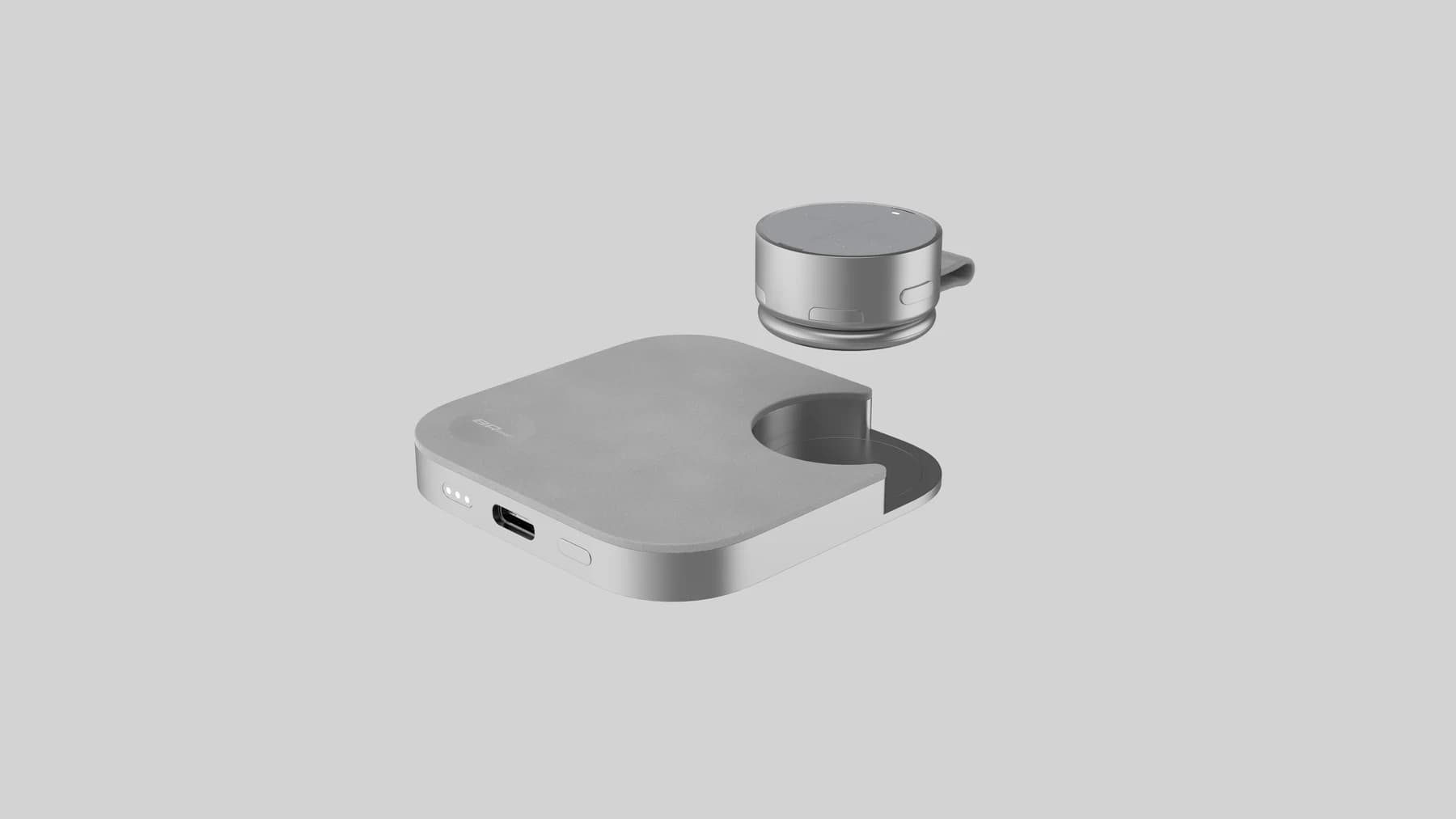 Wearable voice recorder — Circular recorder and dock